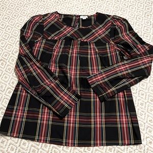 Like New J.Crew Plaid Blouse